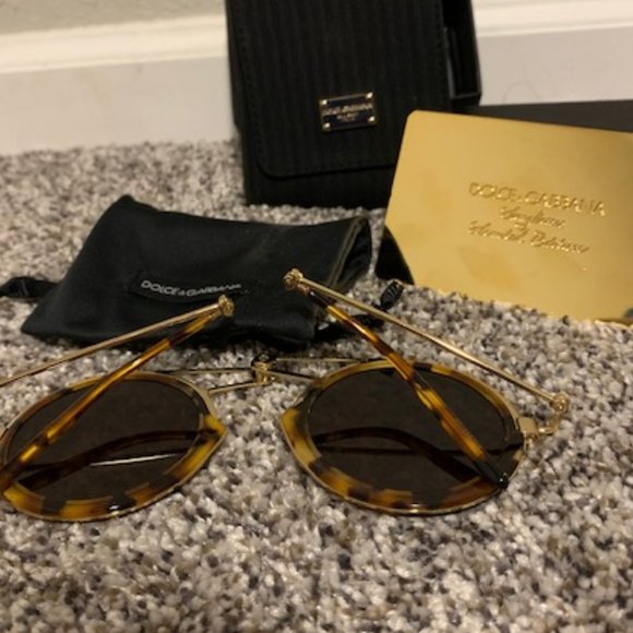 Dolce & Gabbana Round Snoop Dogg Sunglasses